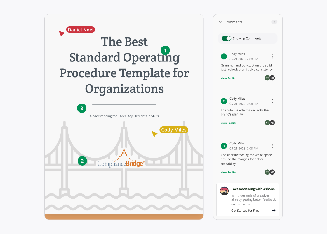 Professional markup and feedback tools